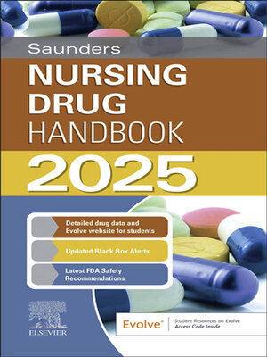cover image of Saunders Nursing Drug Handbook 2025--E-BOOK